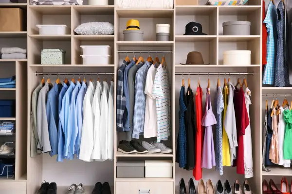 Como manter o guarda-roupa organizado sem esforço diário