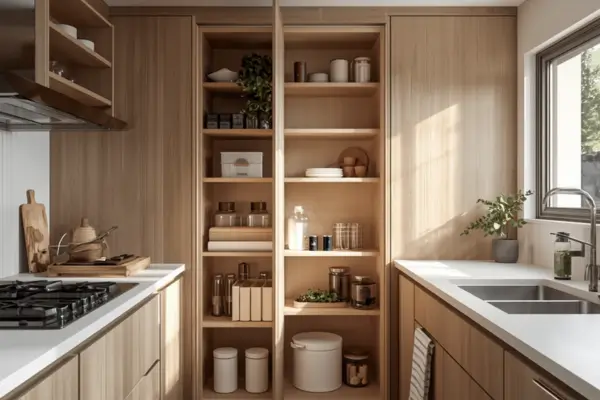 Soluções inteligentes para cozinhas compactas e organizadas